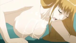 Cutie with Long Blonde Hair Likes to Fuck Doggystyle in the Outdoors | Hentai